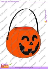 Dans mon seau d'Halloween
