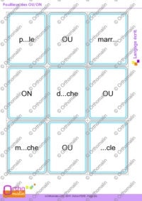 Pouilleux des OU/ON