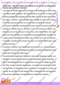 Histoire insolite - États-Unis : elle fait monter ses enfants sur le toit de sa voiture