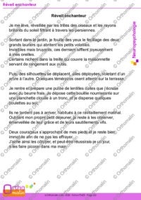 Réveil enchanteur