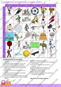 Compréhension écrite et tableau à double entrée 1