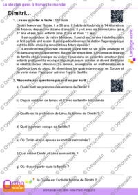 La vie des gens à travers le monde