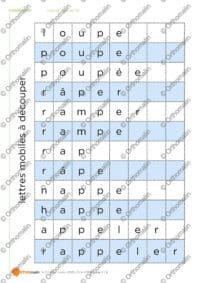 Liste de mots /P/