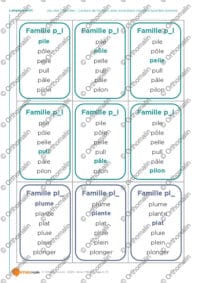Lecture de clusters avec inversions visuelles / sourdes-sonores (1)