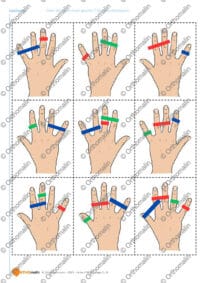 Main droite ou main gauche ? (jeu des élastiques)