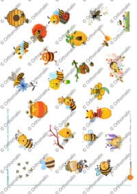 Jeu du lynx des abeilles - lecture graphie "eille"