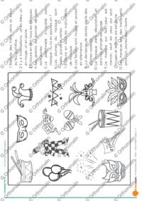 Le carnaval : consignes