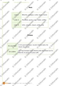 Articulation - substitution i / u