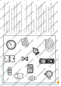 Consignes - Le temps
