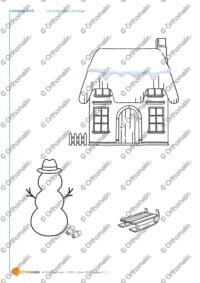 Le chalet dans la neige