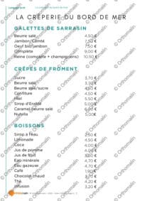 La crêperie du bord de mer