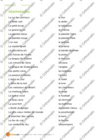 Périphrases