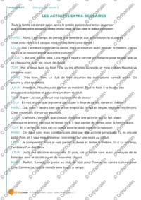 Dialogues en famille (3) - Après la rentrée...