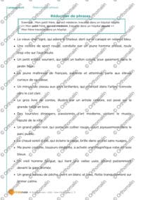 Réduction de phrases