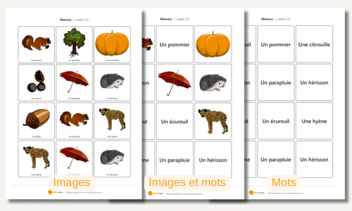 Jeu de memory