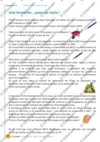 Une brouette... pour un stylo !