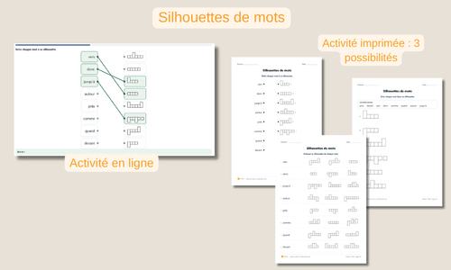 Silhouettes de mots